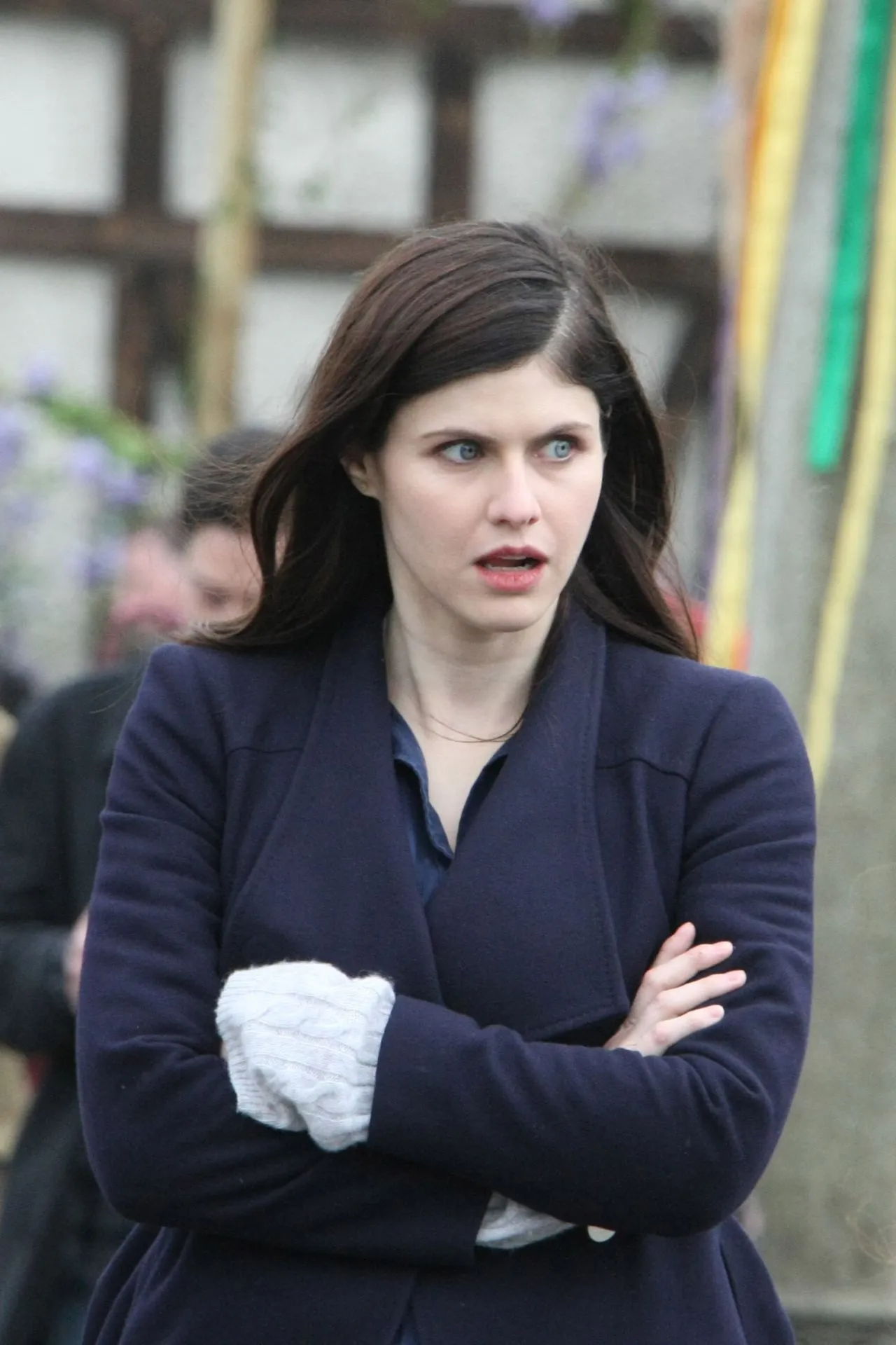 ALEXANDRA DADDARIO AT MAYFAIR WITCHES FILMING SET IN IRELAND